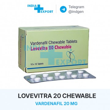 Ціна LOVEVITRA CHEWABLE 20 купити в Україні