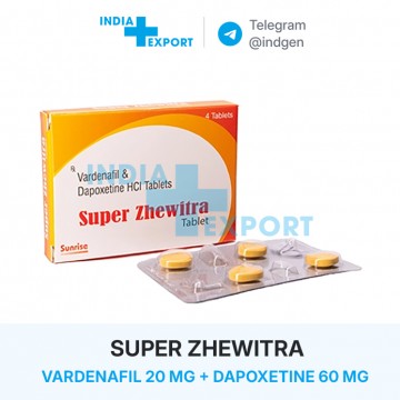 Ціна SUPER ZHEWITRA купити в Україні