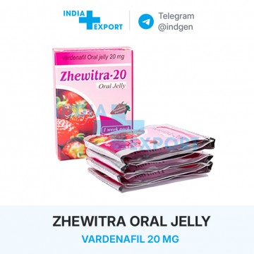 Ціна ZHEWITRA ORAL JELLY 20 купити в Україні
